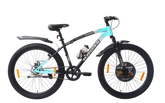Kross Maximus Plus 26T Steel Single Speed Mountain Bike with Front & Rear Disc Brakes (26x2.40T, Blue Alloy Rims)